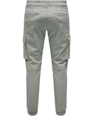 ONLY PANTALON LARGO SONS 22016687-WROUGHTIRON EN PARA HOMBR VERDE