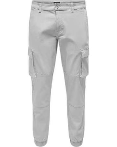 ONLY PANTALÓN CARGO SONS GRIS