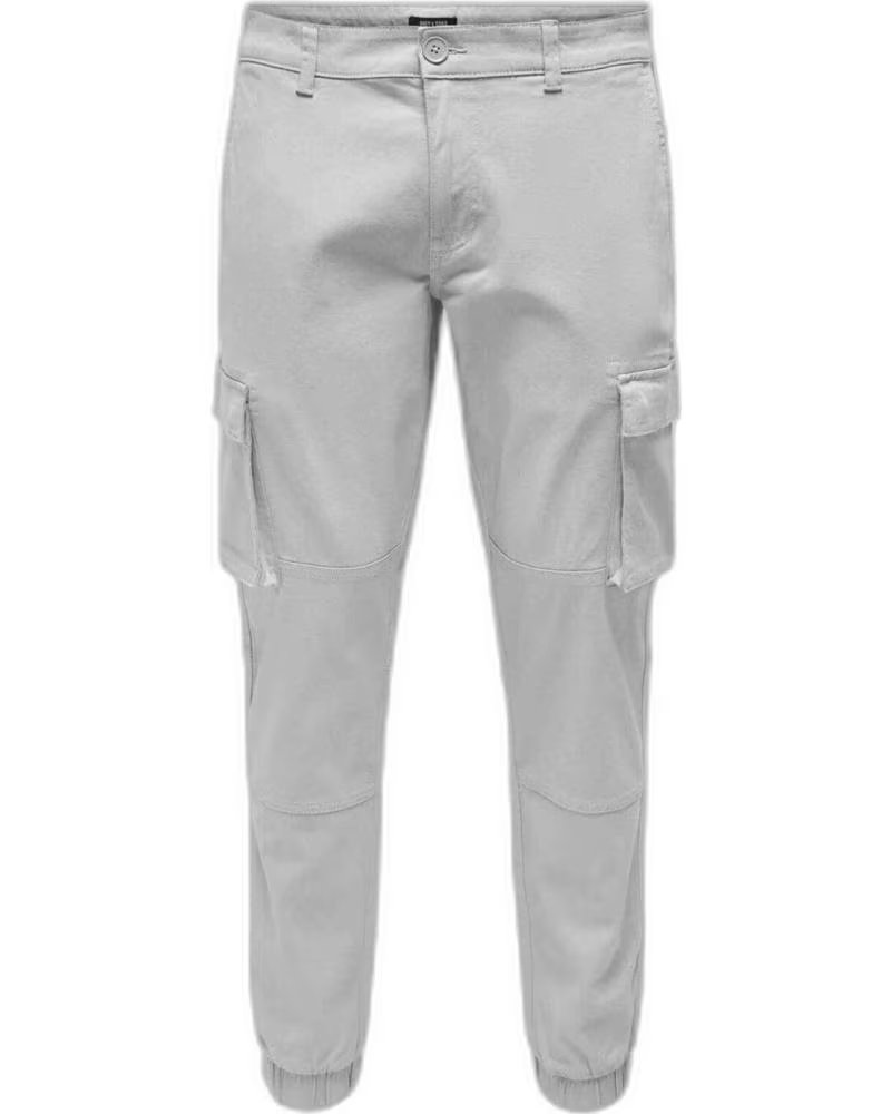 ONLY PANTALÓN CARGO SONS GRIS