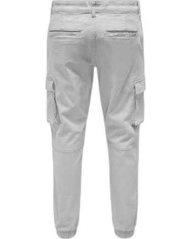 ONLY PANTALÓN CARGO SONS GRIS