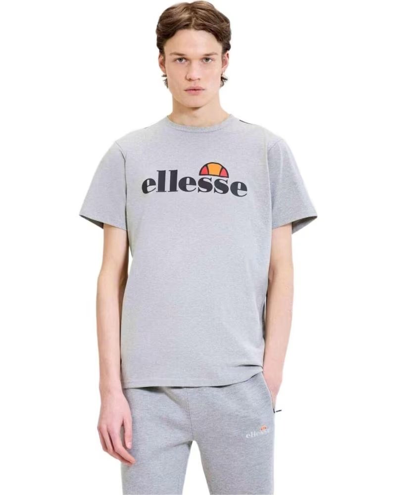 ELLESSE ELLESSE CLASSIC LOGO T-SHIRT GREY GRY MARL