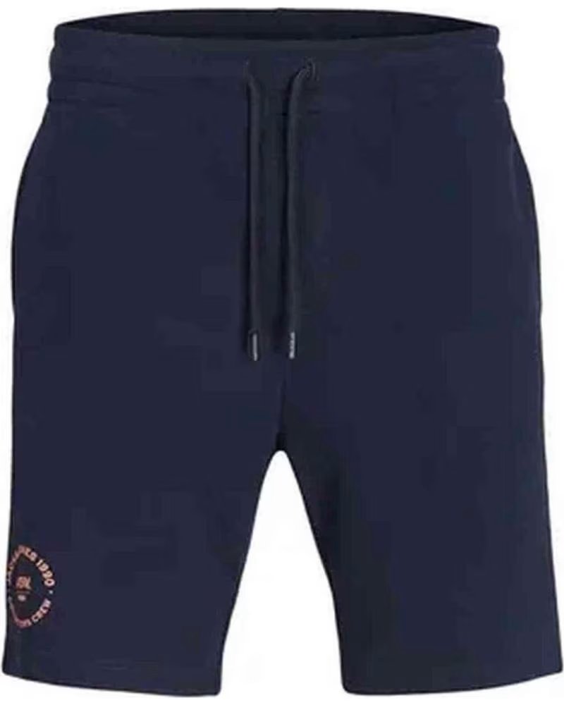 JACK AND JONES BERMUDA DE FELPA CON CORDÓN AJUSTABLE Y LOGO SKY CAPTAIN