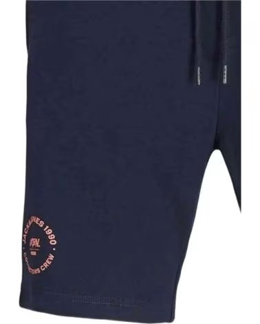 JACK AND JONES BERMUDA DE FELPA CON CORDÓN AJUSTABLE Y LOGO SKY CAPTAIN