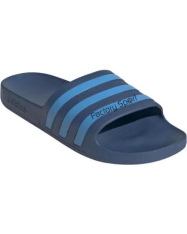 ADIDAS CHANCLAS ADILETTE AQUA CON BANDAS LATERALES MARINO-AZUL