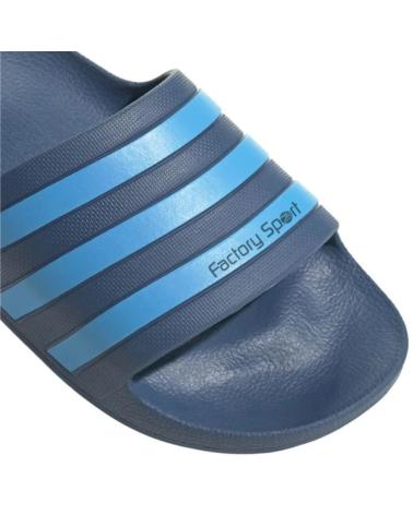 ADIDAS CHANCLAS ADILETTE AQUA CON BANDAS LATERALES MARINO-AZUL