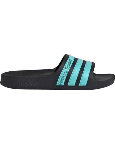 ADIDAS CHANCLAS ADILETTE AQUA K NEGRO Y VERDE AGUA NEGRO-VER AG
