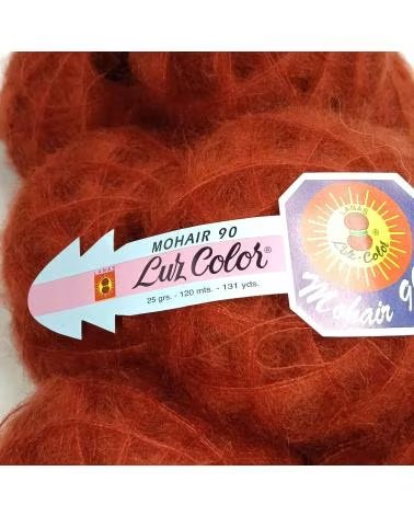LUZ COLOR LOTE 20 OVILLOS LANA-MOHAIR 211 CORAL