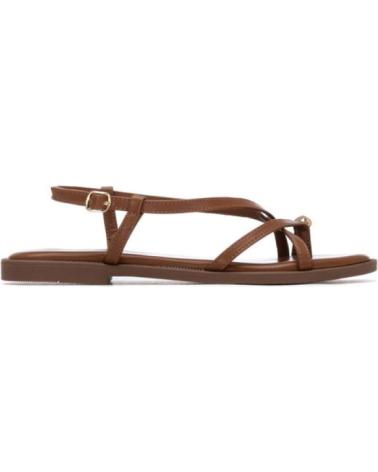 XTI SANDALIAS PLANAS 145358 EN COLOR PARA MUJER CAMEL