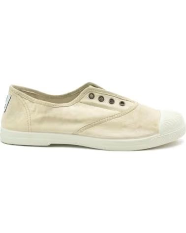 NATURAL WORLD ZAPATILLAS ECO INGLES ELASTICO ENZIMATICO EN BEIGE PARA UNISEX BEIG CLAR