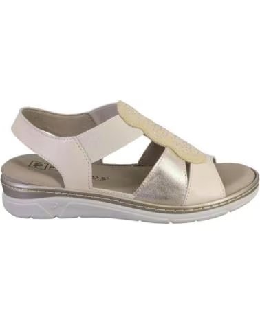 PITILLOS SANDALIAS 11002 EN NEGRO PARA MUJER CREMA