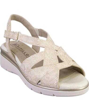 PITILLOS SANDALIAS 11041 ORO-PLATINO CUNA-TACÓN REF 1173289