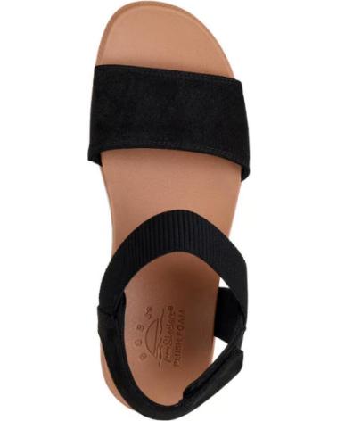 SKECHERS SANDALIAS BOBS DESERT KISS LOW TOP NEGRO