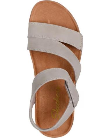 SKECHERS SANDALIAS PLANAS MUJER LIFTED COMFORT TAUPE MARRóN