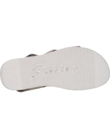 SKECHERS SANDALIAS PLANAS MUJER LIFTED COMFORT TAUPE MARRóN