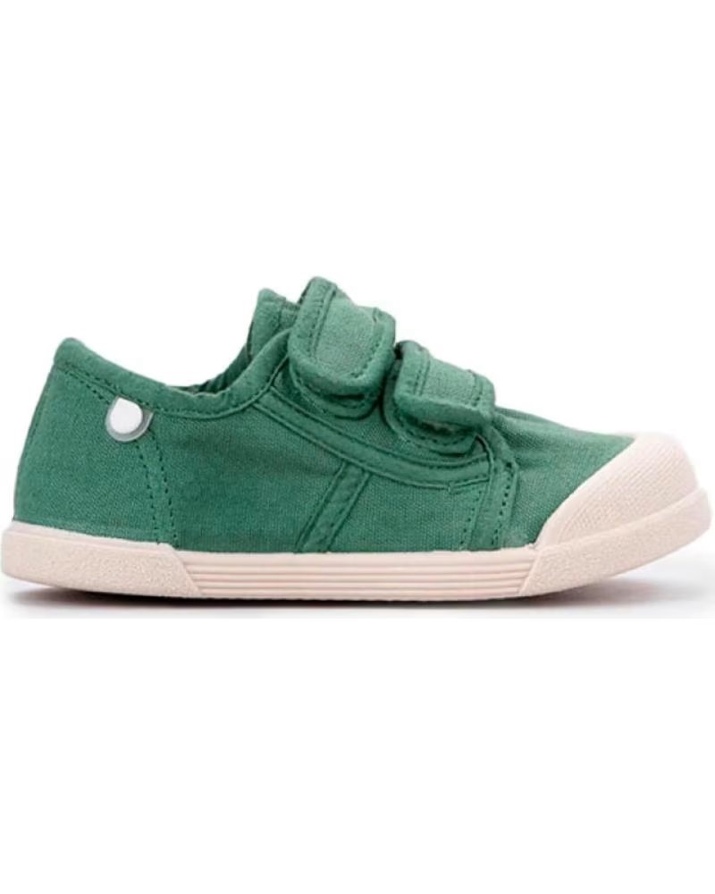 IGOR BASKETS EN TOILE IGOR 10333 AVEC FERMETURE VELCRO VERDE
