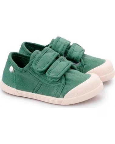 IGOR BASKETS EN TOILE IGOR 10333 AVEC FERMETURE VELCRO VERDE