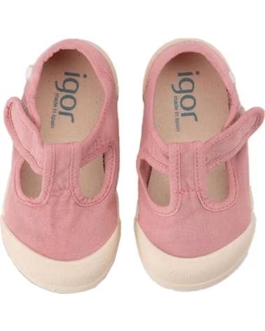 IGOR SHOES EN COLOR PARA BEBE ROSA