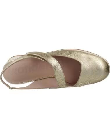 WONDERS ZAPATOS DE SPORT MUJER 7622 ORO DORADO