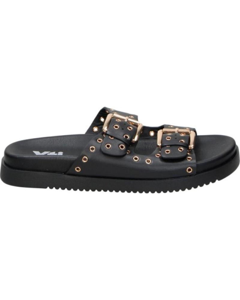 XTI SANDALIAS PLANAS DE MUJER 145083 01 NEGRO