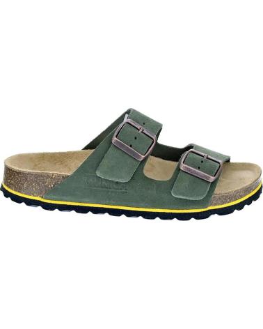 MUNICH SANDALIAS SUNGAI 03 MUNICH CON DOBLE HEBILLA Y SUELA ERGONÓMICA VERDE