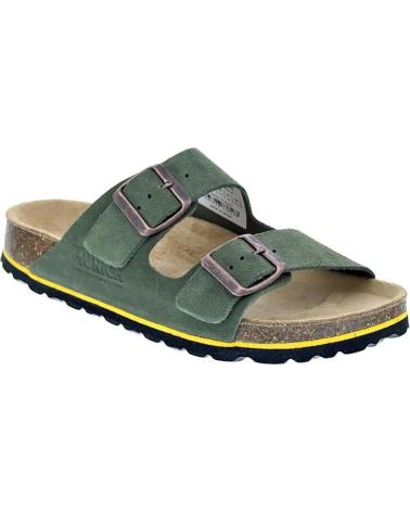 MUNICH SANDALIAS SUNGAI 03 MUNICH CON DOBLE HEBILLA Y SUELA ERGONÓMICA VERDE