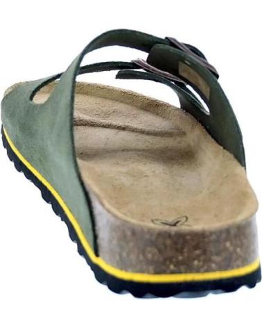 MUNICH SANDALIAS SUNGAI 03 MUNICH CON DOBLE HEBILLA Y SUELA ERGONÓMICA VERDE