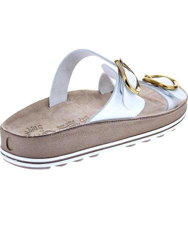 FANTASY SANDALS SANDALIAS MARTA CON HEBILLAS AJUSTABLES BLANCO