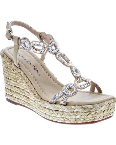 ALMA EN PENA SANDALIAS ALMA EN PENA V2651108 CON CUÑA BEIGE