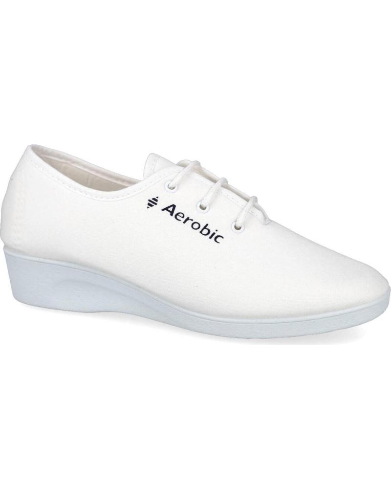 L&R SHOES ZAPATILLAS DE LONA AEROLIFE 200 CON CUÑA BLANCO