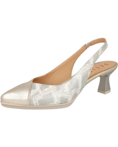 DESIREÉ ZAPATOS DESTALONADOS DESIREÉ MACA8 TACÓN MEDIO ORO