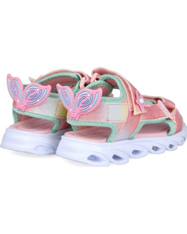 CONGUITOS SANDALIAS CON LUCES Y DETALLE DE ESTRELLA ARCOÍRIS COSH260018 ROSA