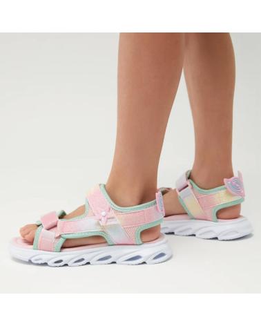 CONGUITOS SANDALIAS CON LUCES Y DETALLE DE ESTRELLA ARCOÍRIS COSH260018 ROSA