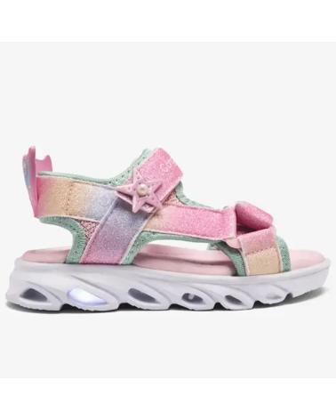 CONGUITOS SANDALIAS CON LUCES Y DETALLE DE ESTRELLA ARCOÍRIS COSH260018 ROSA