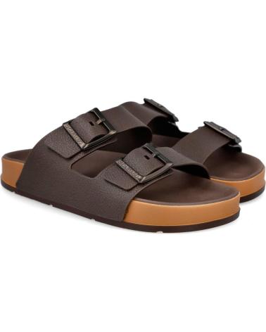 CARTAGO 12401 ATLANTA SLIDE AD CHANCLAS HOMBRE MARRON