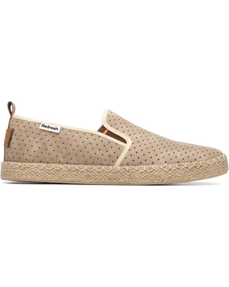 REFRESH ZAPATILLA SLIP-ON PERFORADA REFRESH 175561 TAUPE