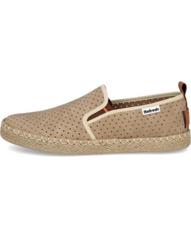REFRESH ZAPATILLA SLIP-ON PERFORADA REFRESH 175561 TAUPE