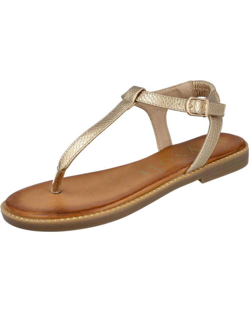 MYSOFT 26M035 SANDALIAS ESCLAVAS MUJER PLATINO