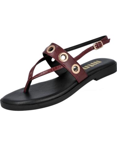 MTNG 55755-C595111 SANDALIAS PLANAS JATY MUJER BURDEOS