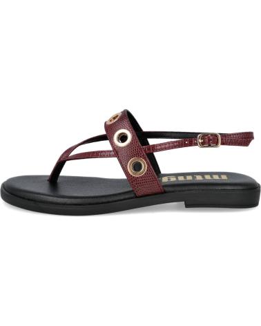 MTNG 55755-C595111 SANDALIAS PLANAS JATY MUJER BURDEOS