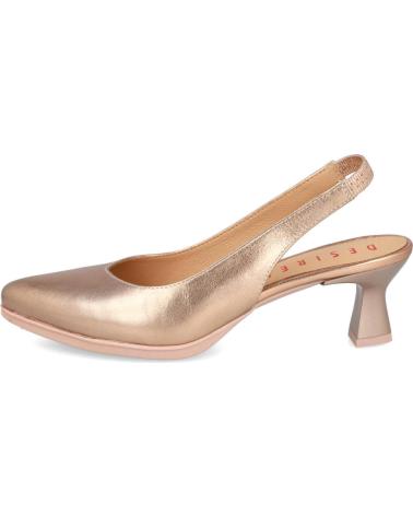 DESIREÉ ZAPATOS DESTALONADOS TACÓN MEDIO MACA2 ROSA