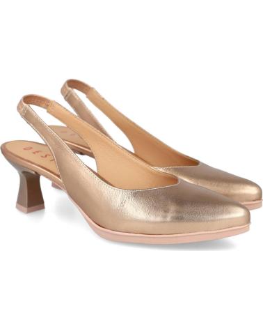 DESIREÉ ZAPATOS DESTALONADOS TACÓN MEDIO MACA2 ROSA