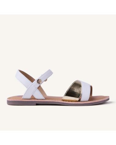 GIOSEPPO SANDALIAS GIOSEPPO 78945-VANSBRO EN PIEL CON ACABADO BRILLO BLANCO