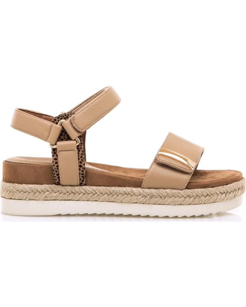 MARIA MARE SANDALIA 68744 CON CIERRE DE VELCRO Y PLATAFORMA CAMEL