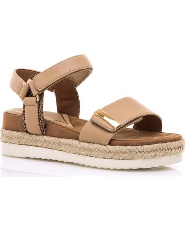 MARIA MARE SANDALIA 68744 CON CIERRE DE VELCRO Y PLATAFORMA CAMEL