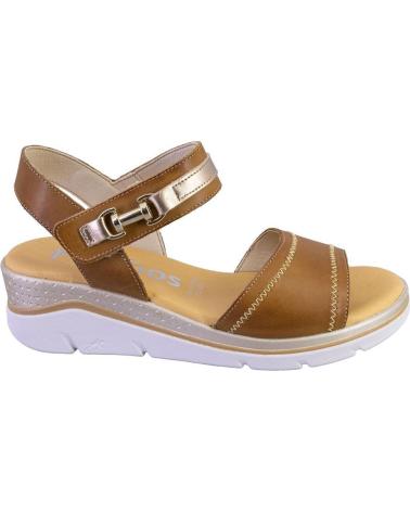 FLUCHOS SANDALIAS FLUCHOS F2427 EN PIEL CAMEL