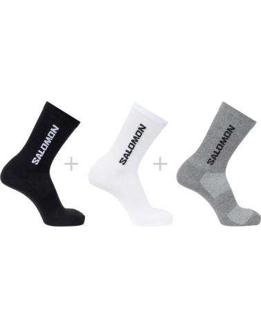 SALOMON CALCETINES UNISEX EVERYDAY LITE CREW 3 PACK LC2911500 NEGRO