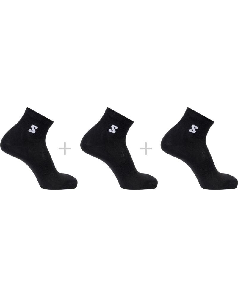 SALOMON CALCETINES UNISEX EVERYDAY LITE QUARTER 3PACK LC2911700 NEGRO