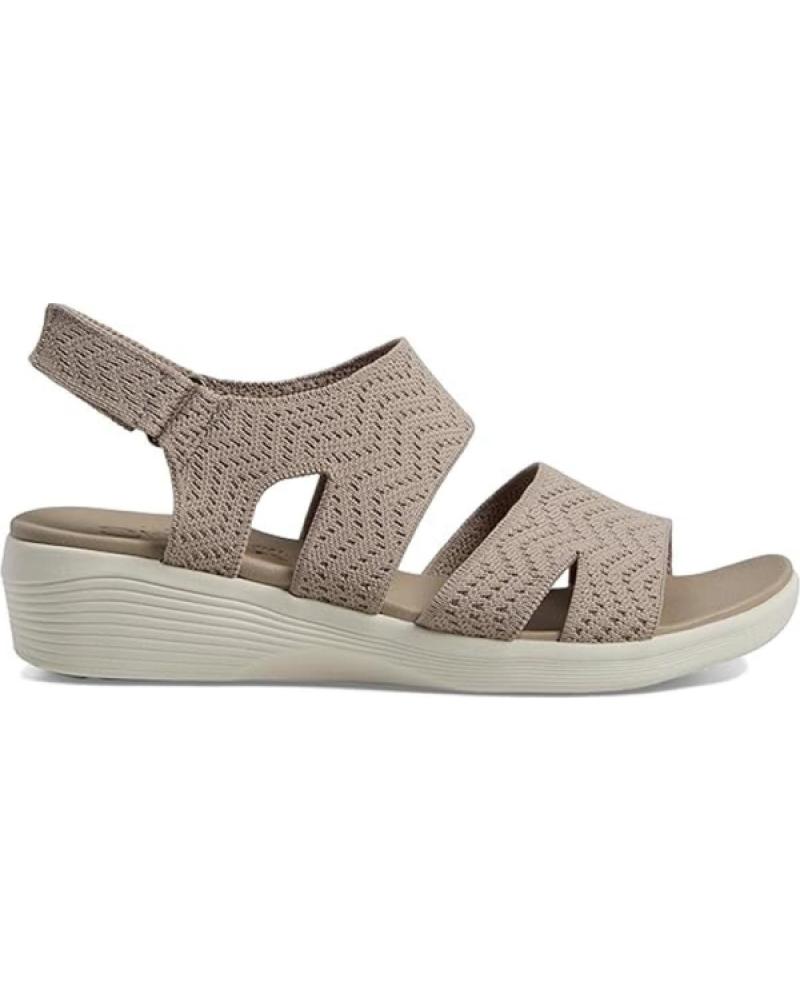SKECHERS CUNAS MUJER 163420 TAUPE MARRóN