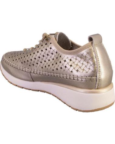 TREINTAS L4553 ZAPATILLAS CASUAL DE MUJER PIEL BRONCE