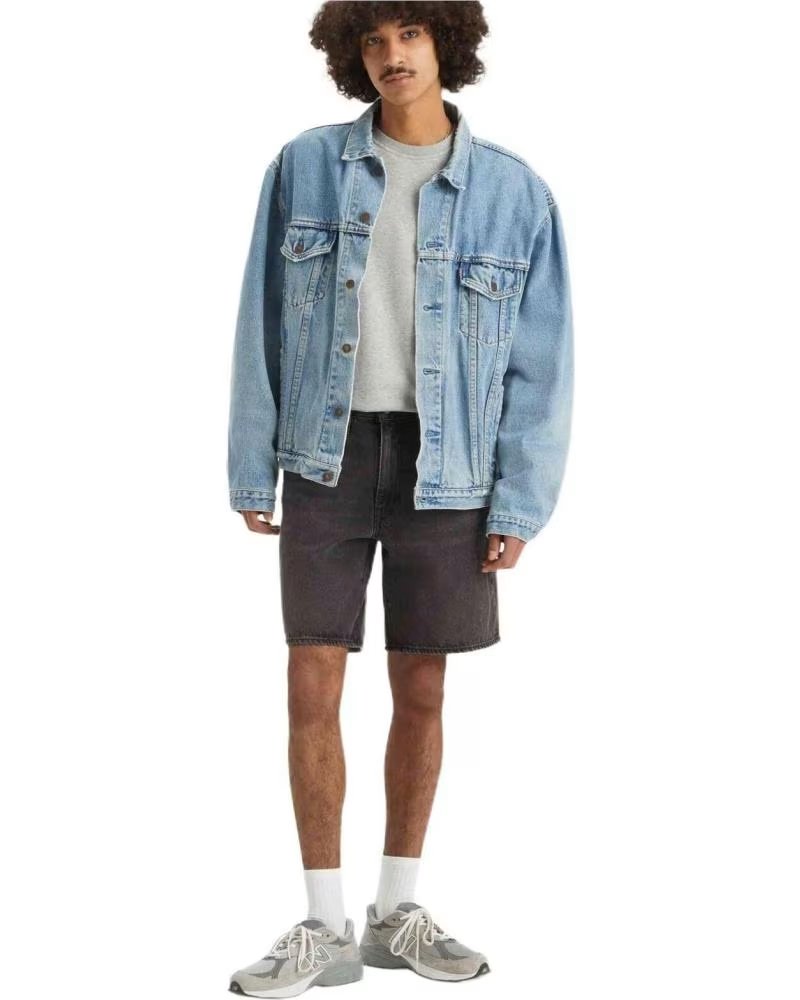 LEVIS PANTALÓN CORTO 468 LOOSE NEGRO